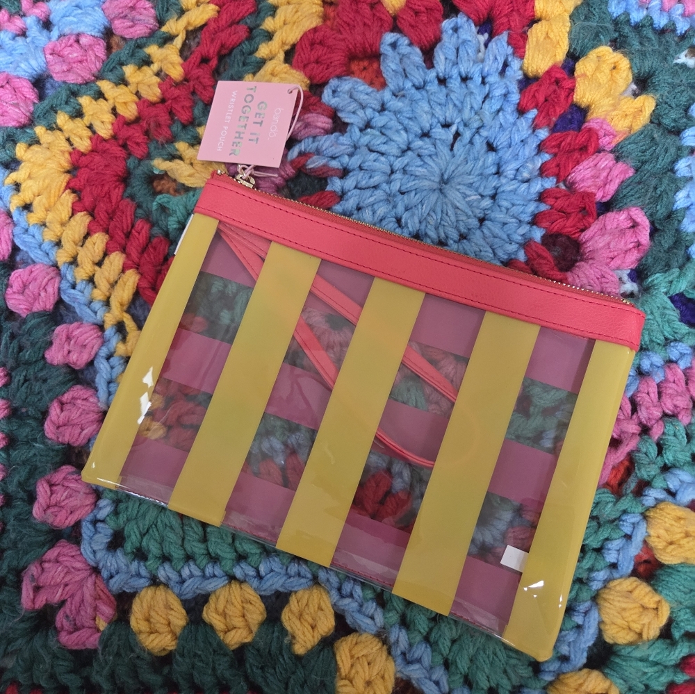 bando clear plastic wristlet